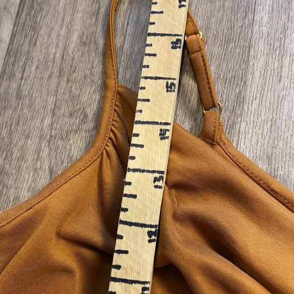 Heartloom Orange Tank Top Relaxed Neckline Size Small - Picture 7 of 7